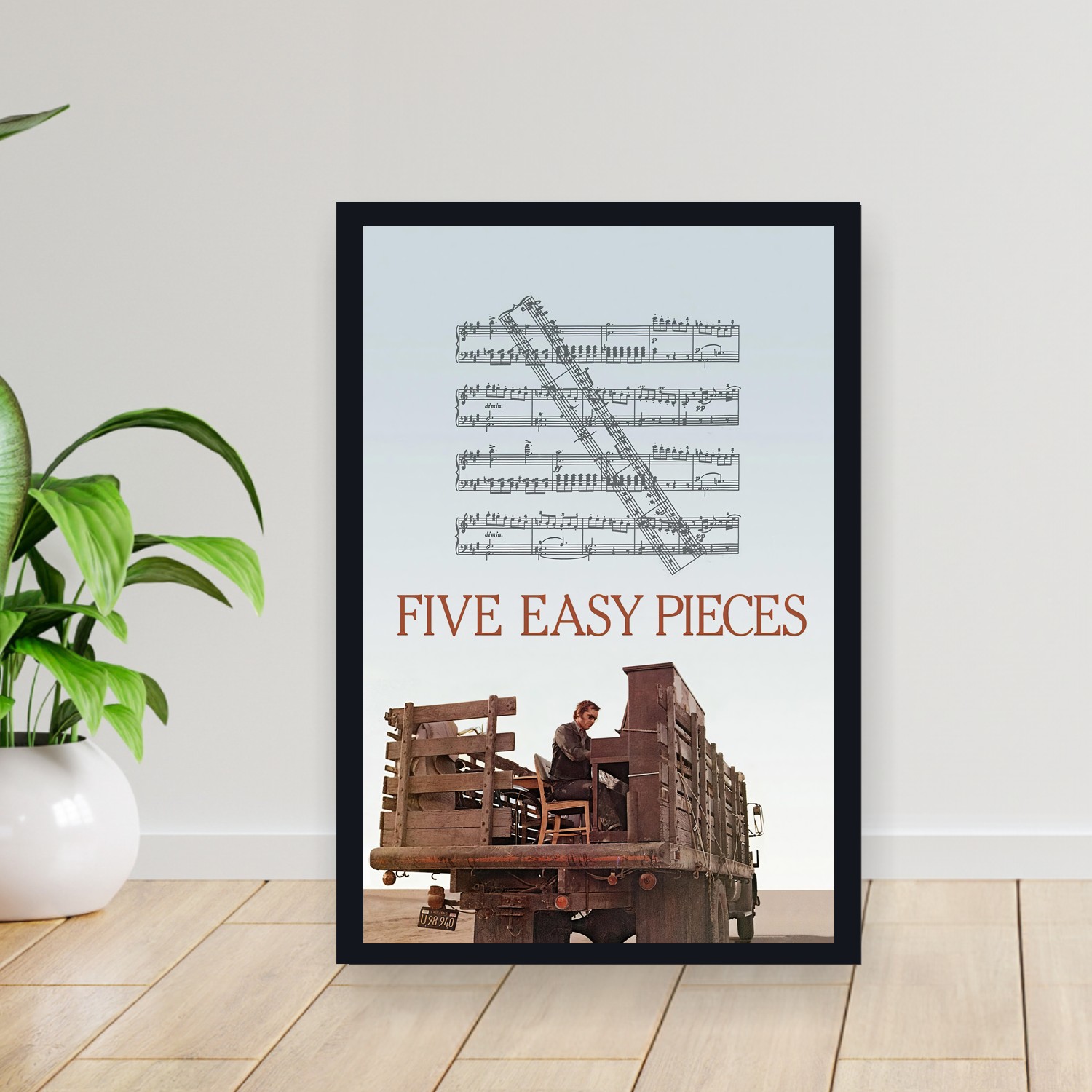 Cuadro 30x40cm Pelicula - Five Easy Pieces (1970)