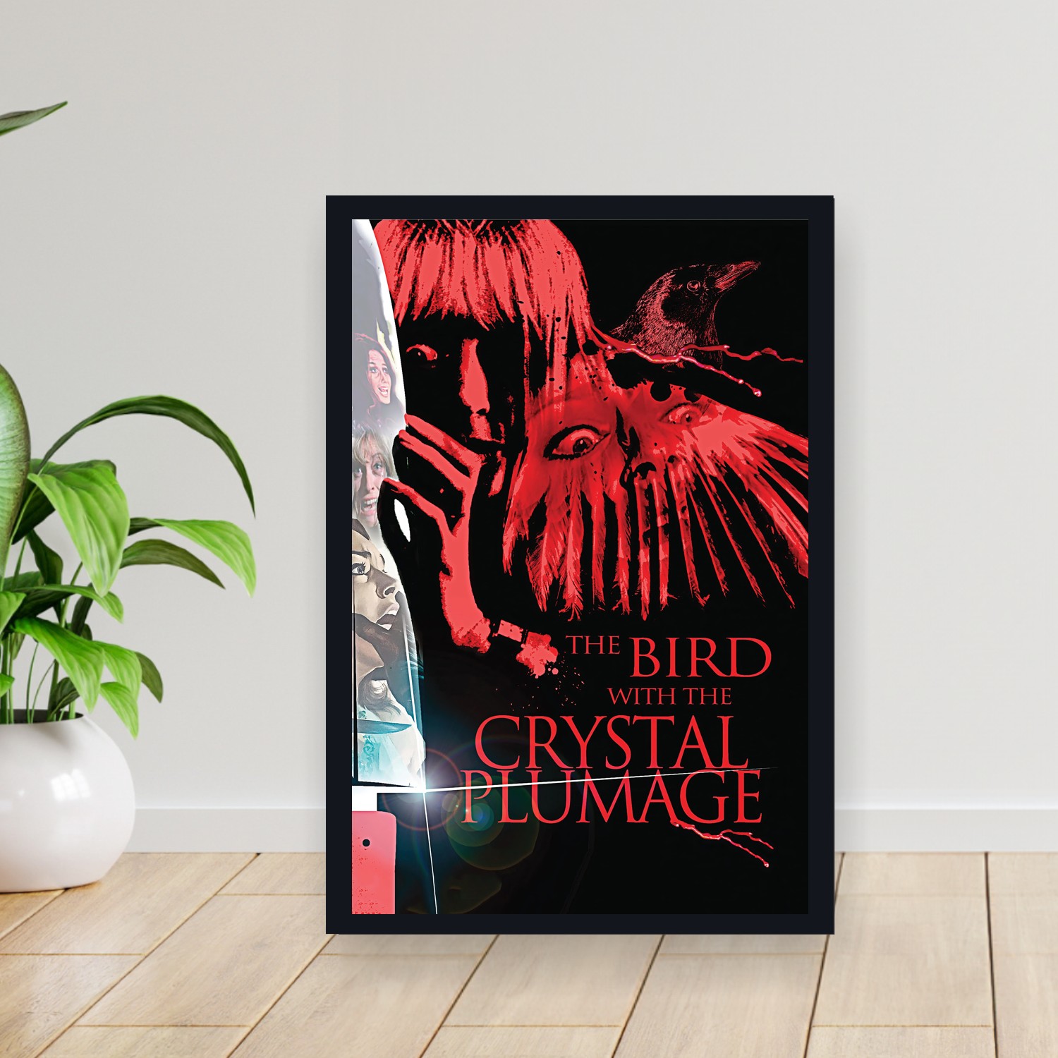 Cuadro 30x40cm Pelicula - The Bird with the Crystal Plumage (1970)