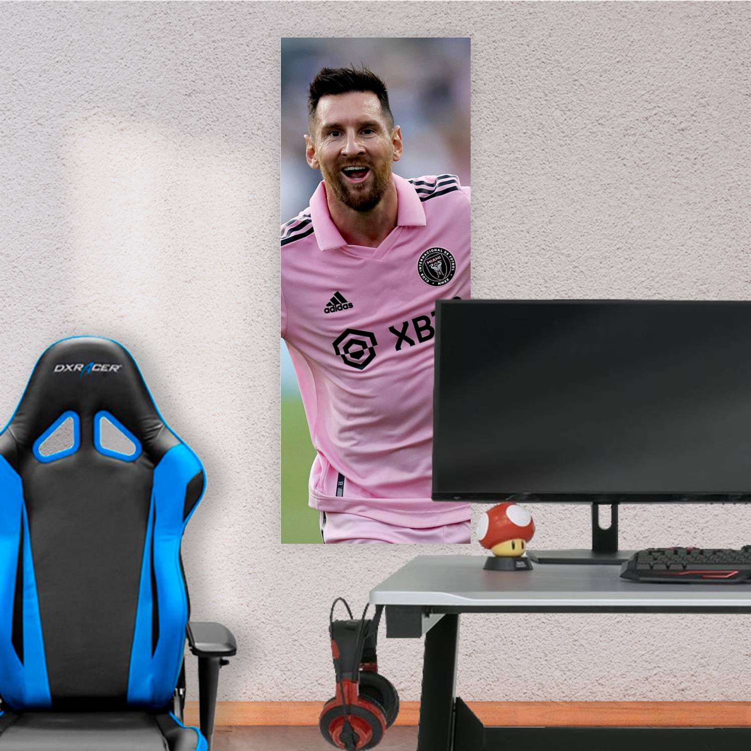 Cuadro grande 30x80cm Lionel Messi Inter Futbol