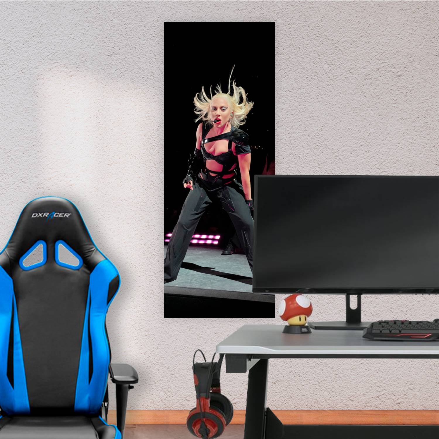 Cuadro grande 30x80cm Lady Gaga en Vivo Musica