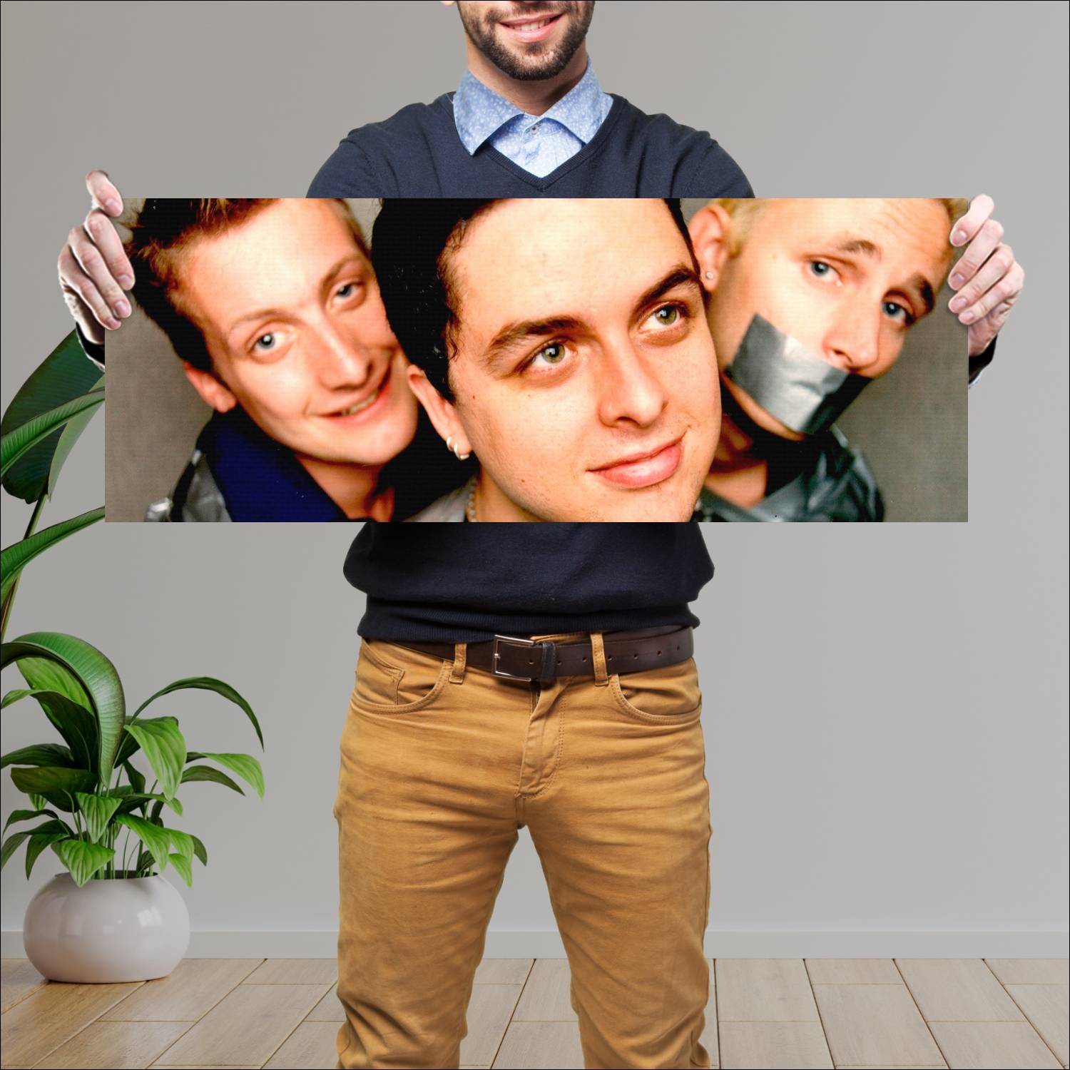Cuadro grande 30x80cm Green Day Nimrod Musica