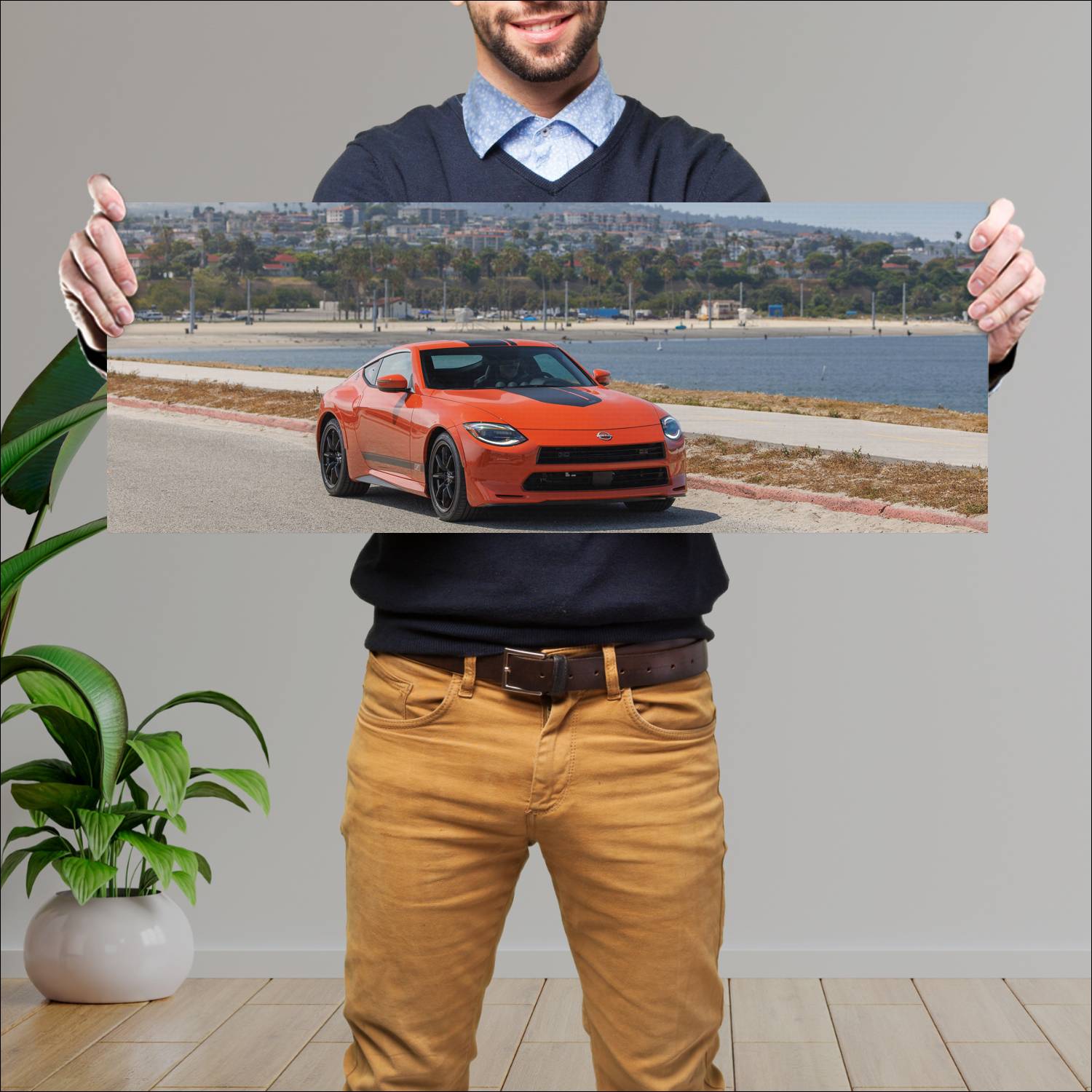 Cuadro grande 30x80cm 2024 Nissan Z Heritage Nissan