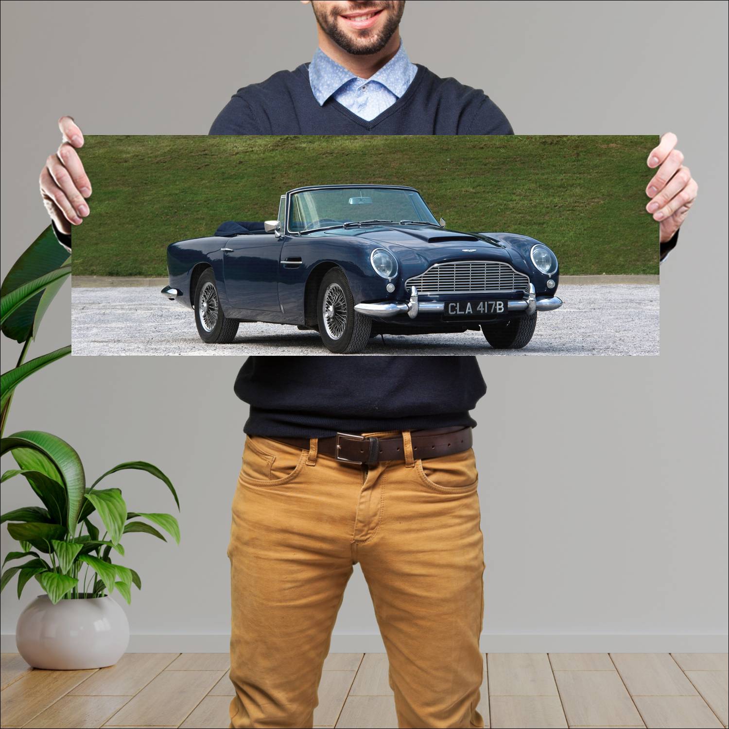Cuadro grande 30x80cm 1963 aston martin db5 conver 85 Aston Martin