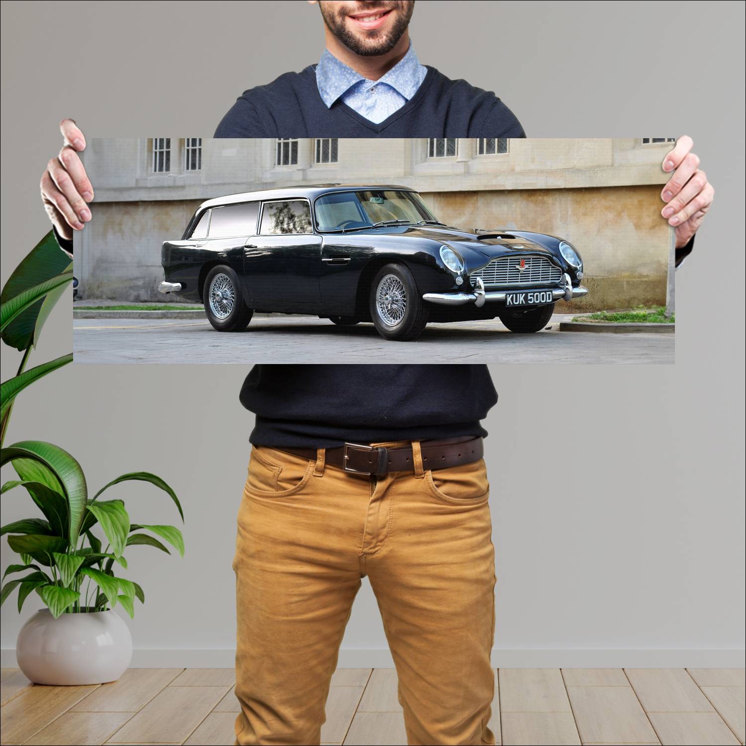 Cuadro grande 30x80cm 1965 aston martin db5 vantag 96 Aston Martin