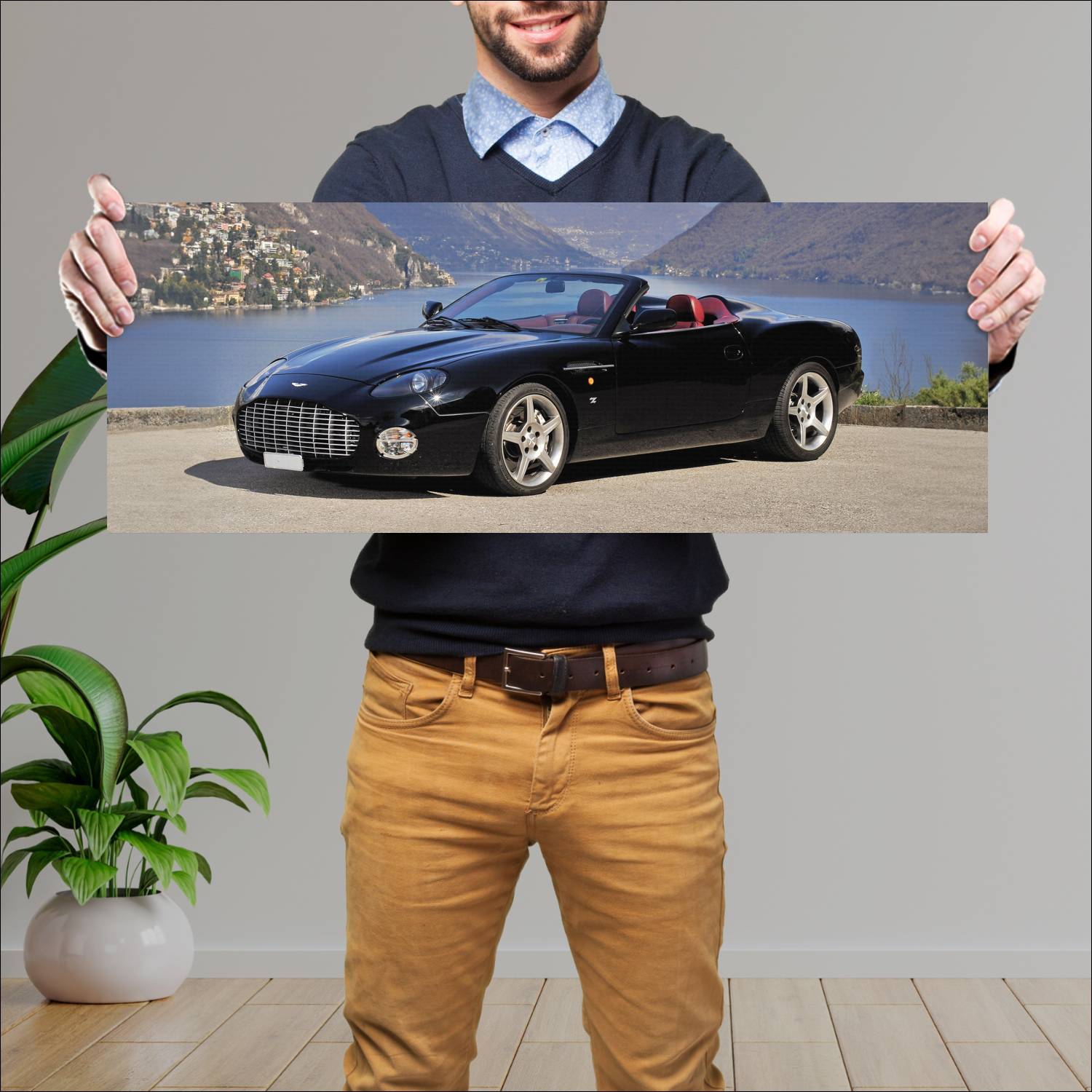 Cuadro grande 30x80cm 2003 aston martin db ar1 zag 224 Aston Martin
