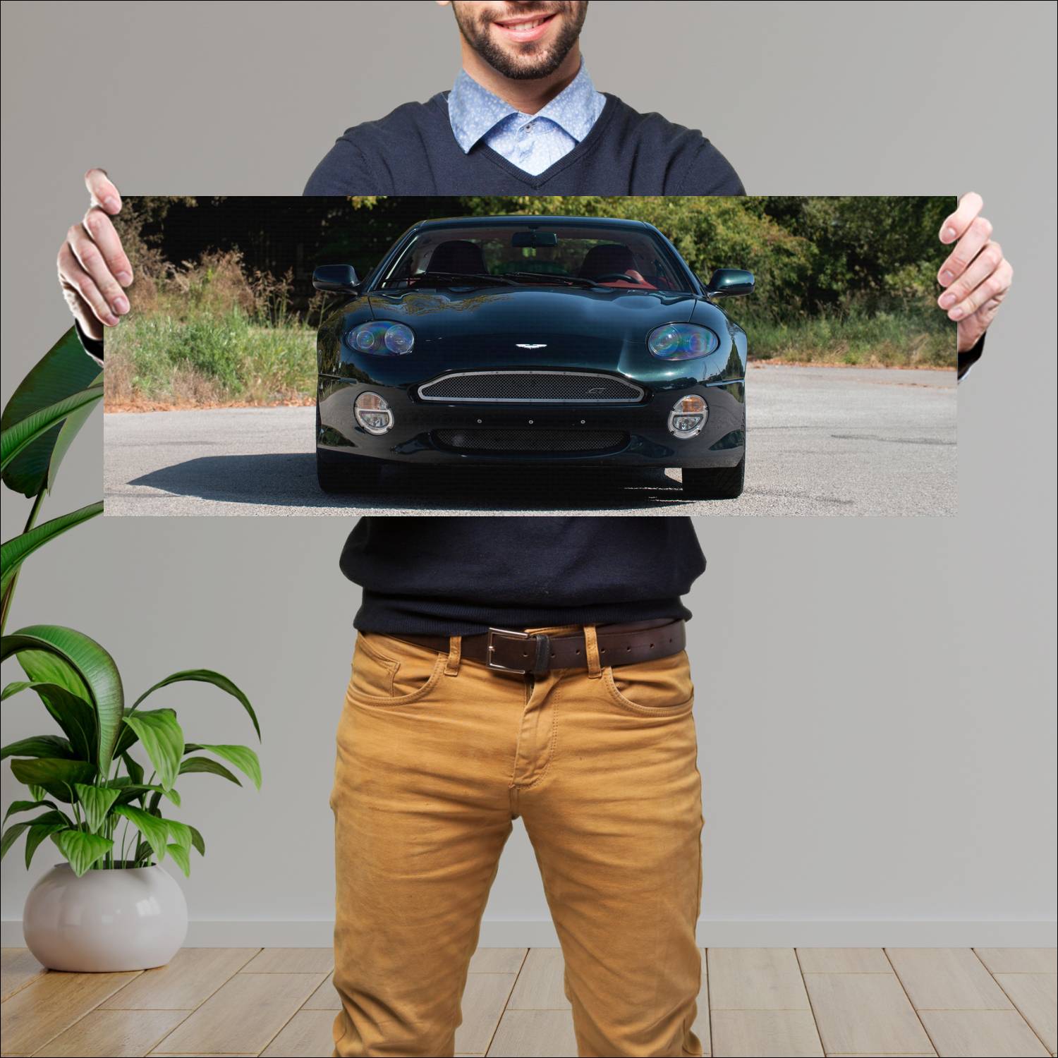 Cuadro grande 30x80cm 2003 aston martin db7 gt 581 229 Aston Martin