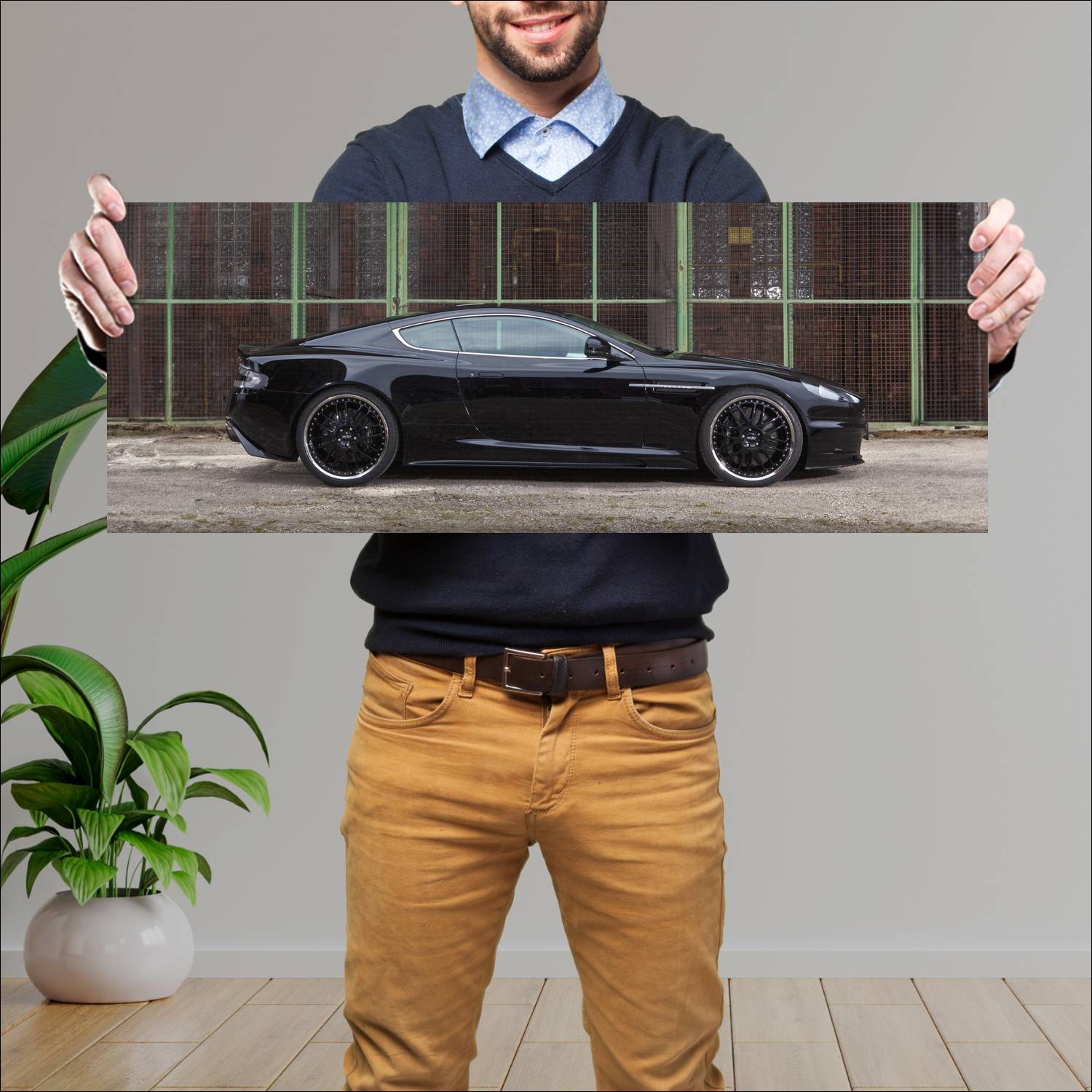 Cuadro grande 30x80cm 2010 aston martin dbs by edo 331 Aston Martin