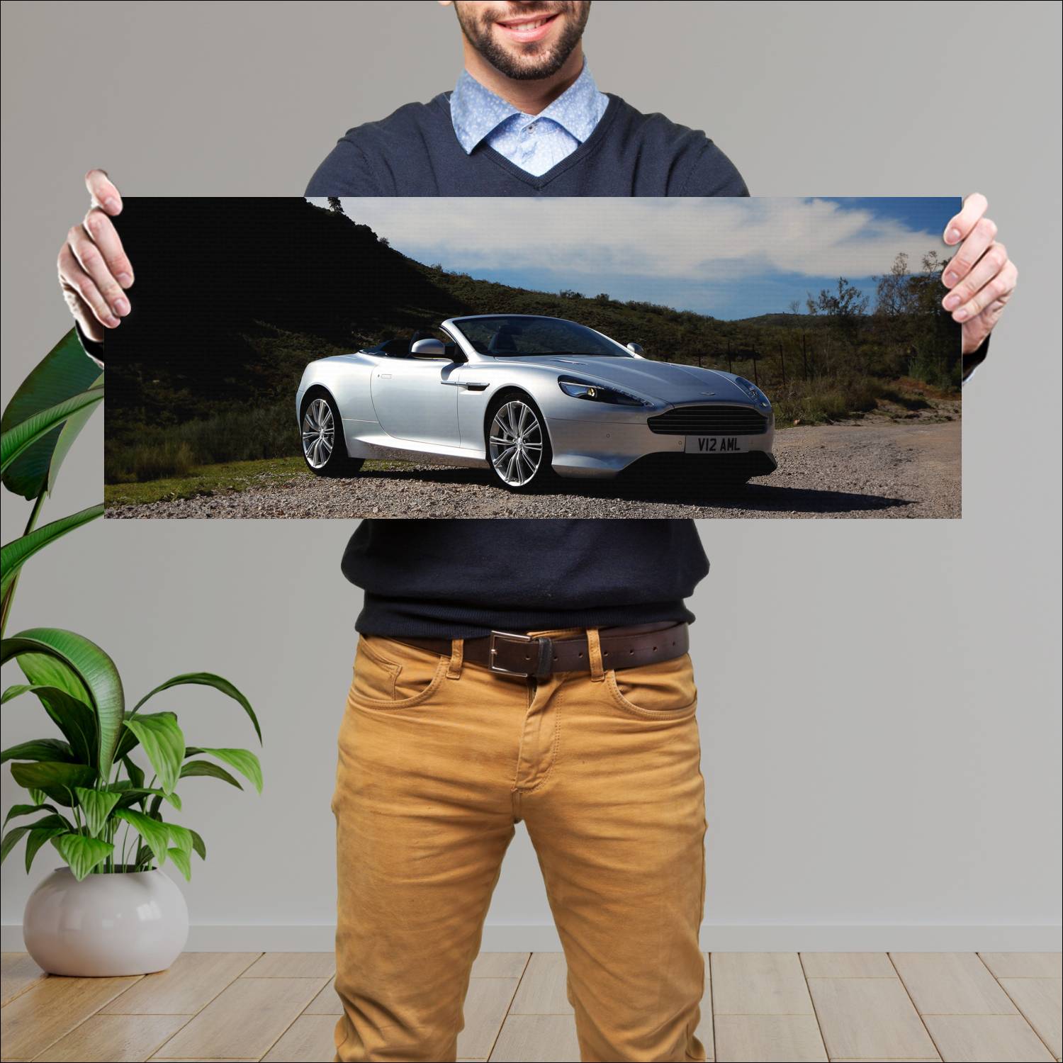 Cuadro grande 30x80cm 2011 aston martin virage vol 374 Aston Martin