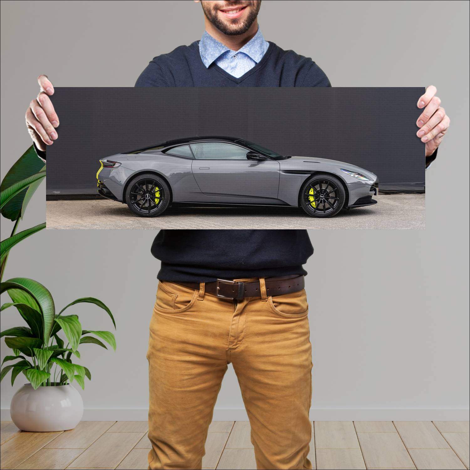 Cuadro grande 30x80cm 2018 aston martin db11 amr 7 581 Aston Martin