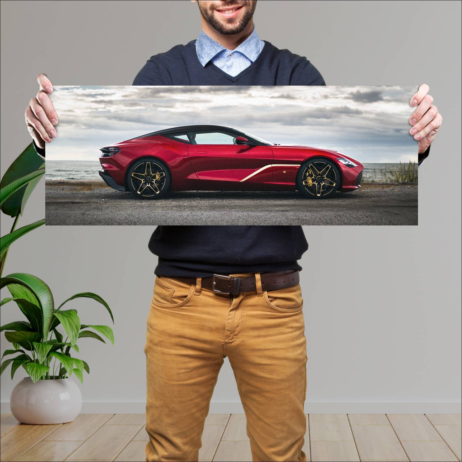 Cuadro grande 30x80cm 2019 aston martin dbs gt zag 631 Aston Martin