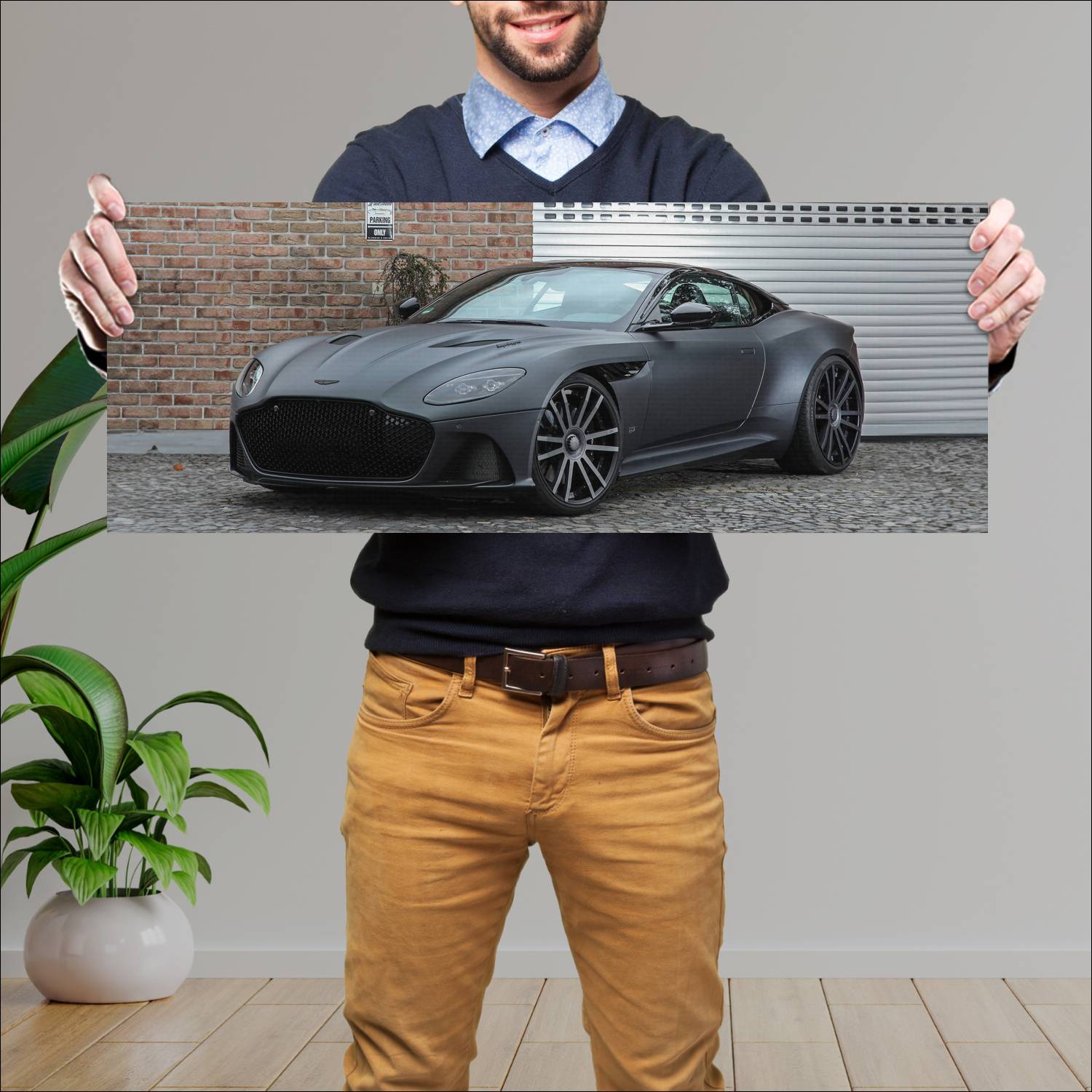Cuadro grande 30x80cm 2019 aston martin dbs superl 633 Aston Martin