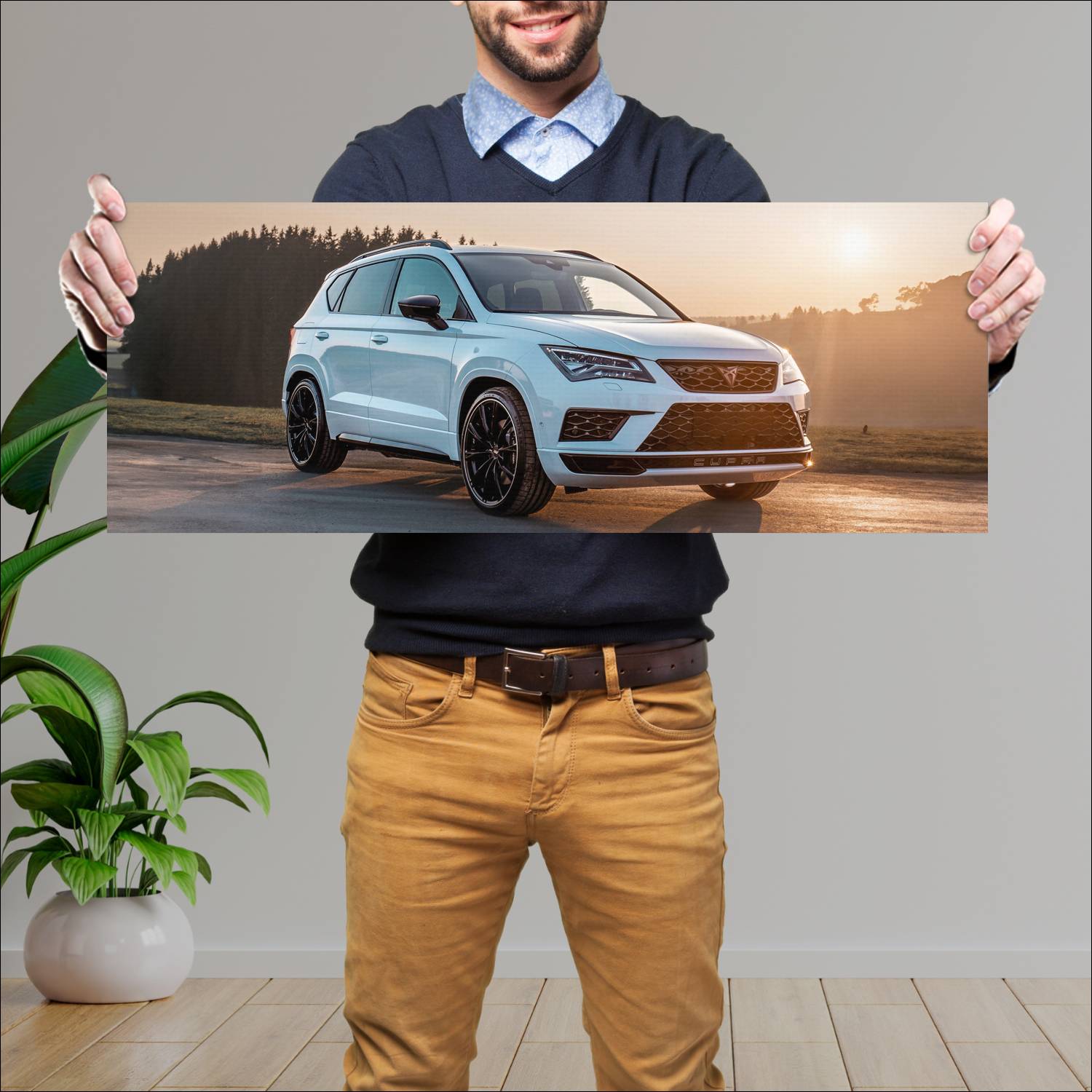 Cuadro grande 30x80cm 2018 cupra ateca by abt 1125 3 Cupra