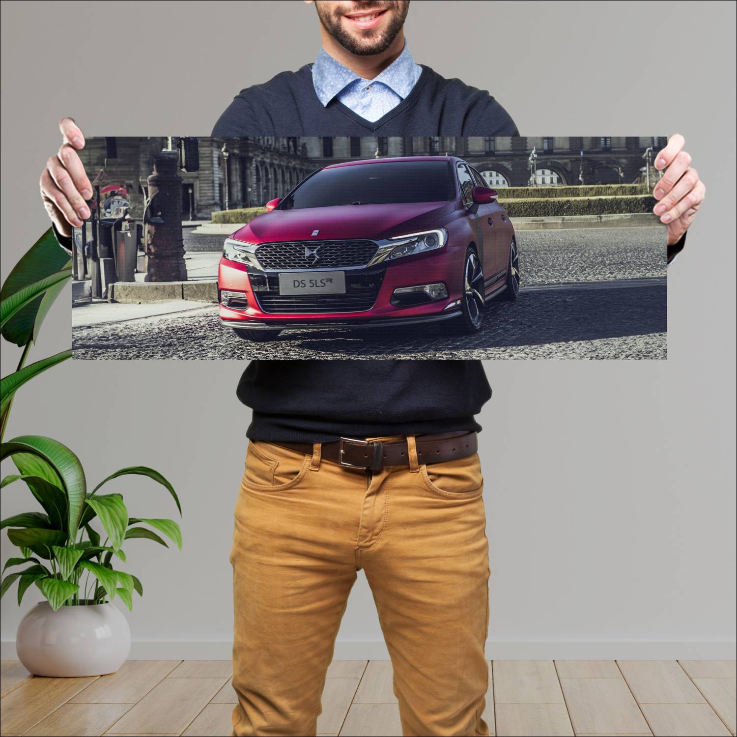 Cuadro grande 30x80cm 2014 ds 5ls r concept auto 3 DS