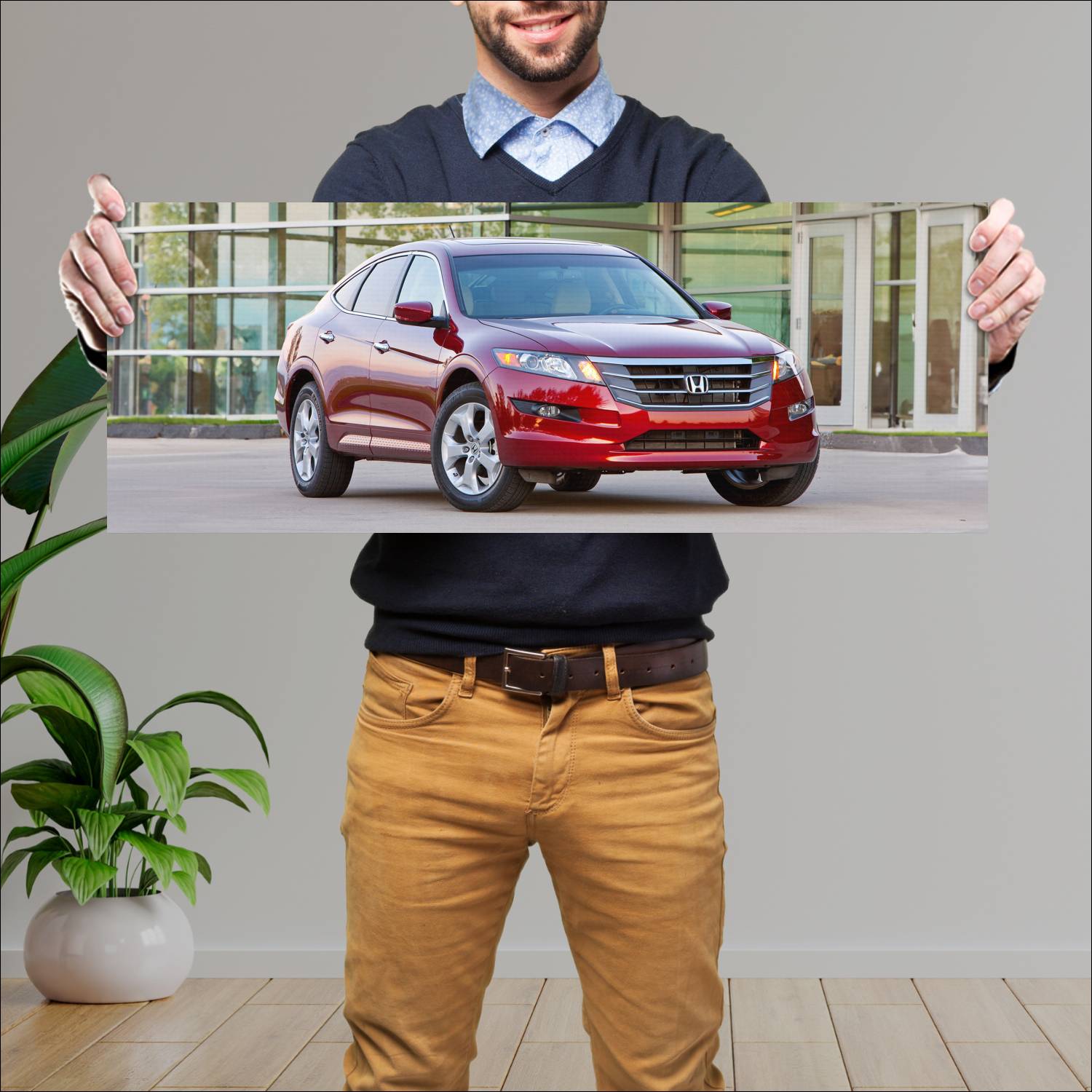 Cuadro grande 30x80cm 2009 honda crosstour 1405 2 Honda