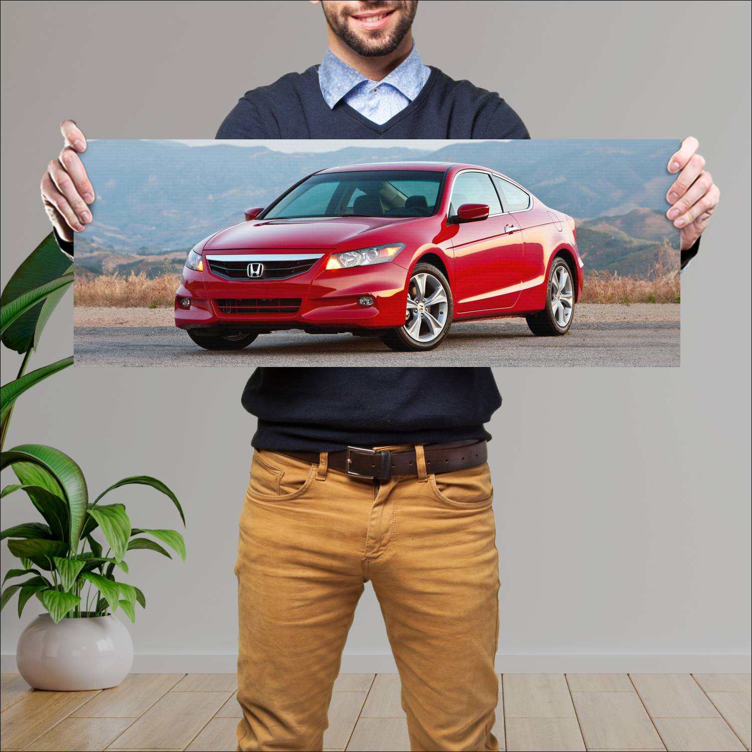 Cuadro grande 30x80cm 2010 honda accord coupe us 2 4 Honda