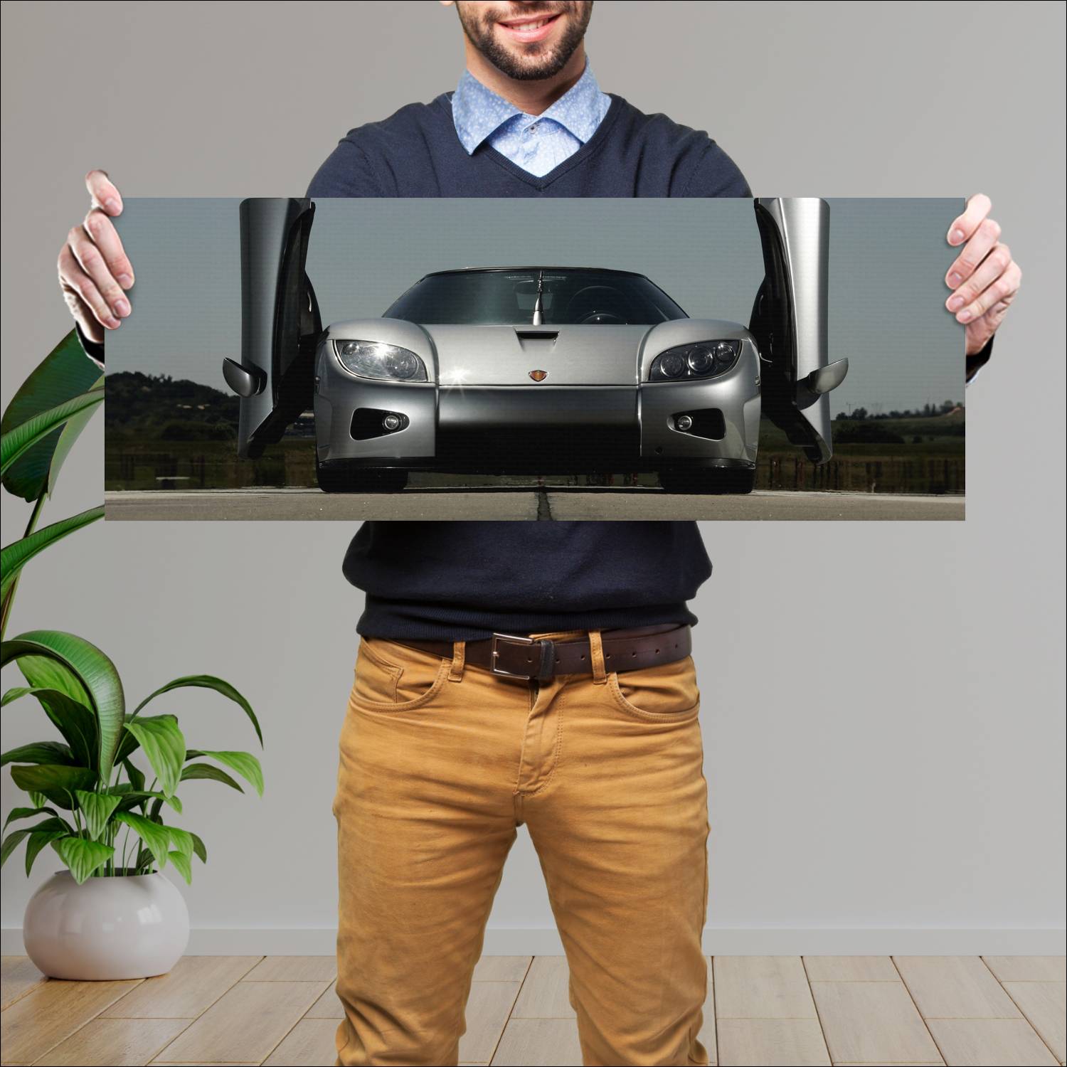 Cuadro grande 30x80cm 2006 koenigsegg ccx 285 3 Koenigsegg