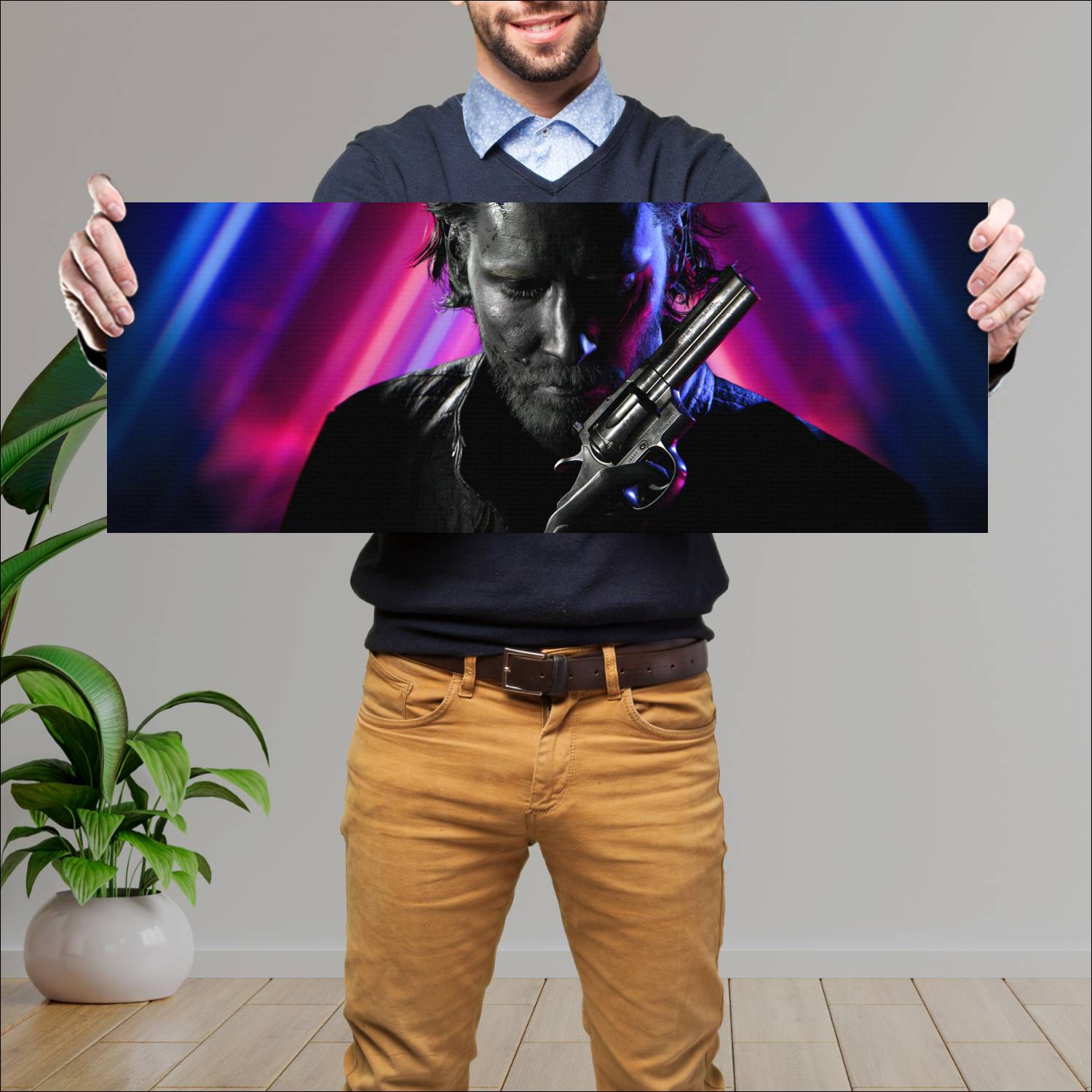 Cuadro grande 30x80cm alan wake 2 dark 17761 Gamer