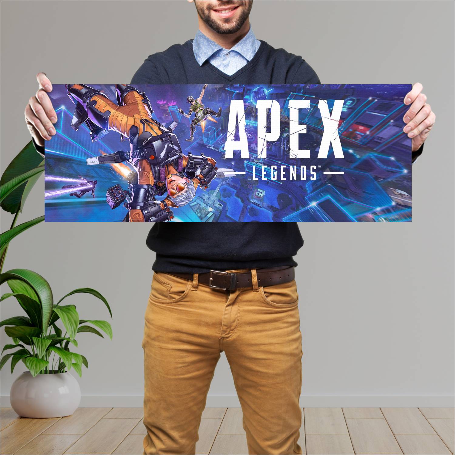 Cuadro grande 30x80cm apex legends 2024 games 17902 Gamer