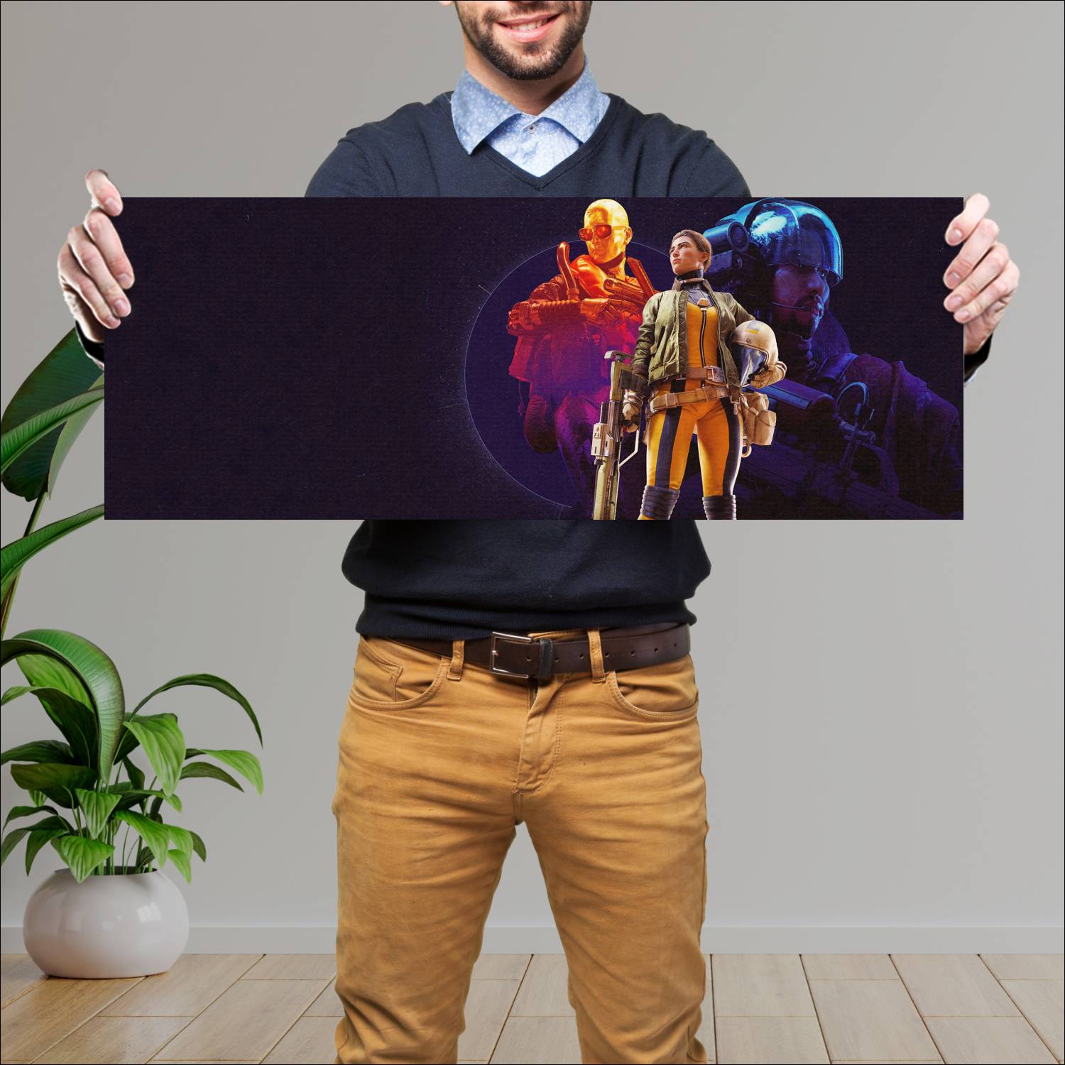 Cuadro grande 30x80cm arc raiders game 19807 Gamer