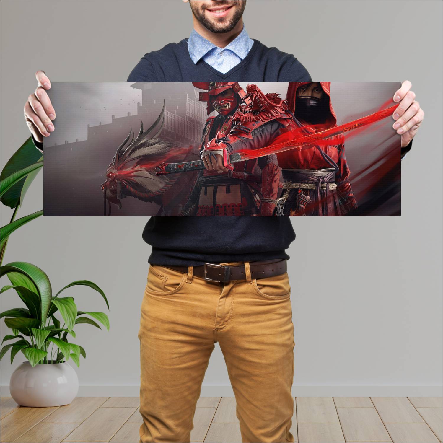 Cuadro grande 30x80cm assassins creed 21640 Gamer