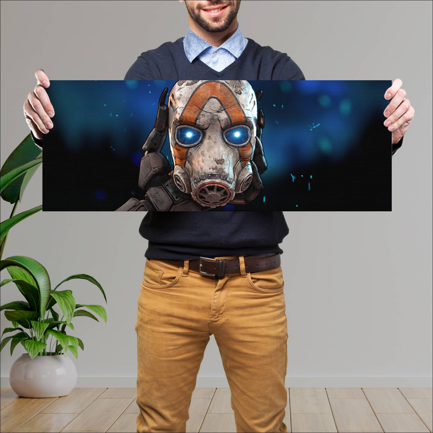 Cuadro grande 30x80cm claptrap 18654 Gamer