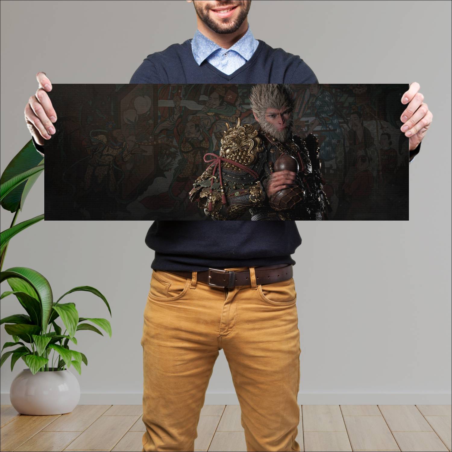 Cuadro grande 30x80cm destined one black 17899 Gamer
