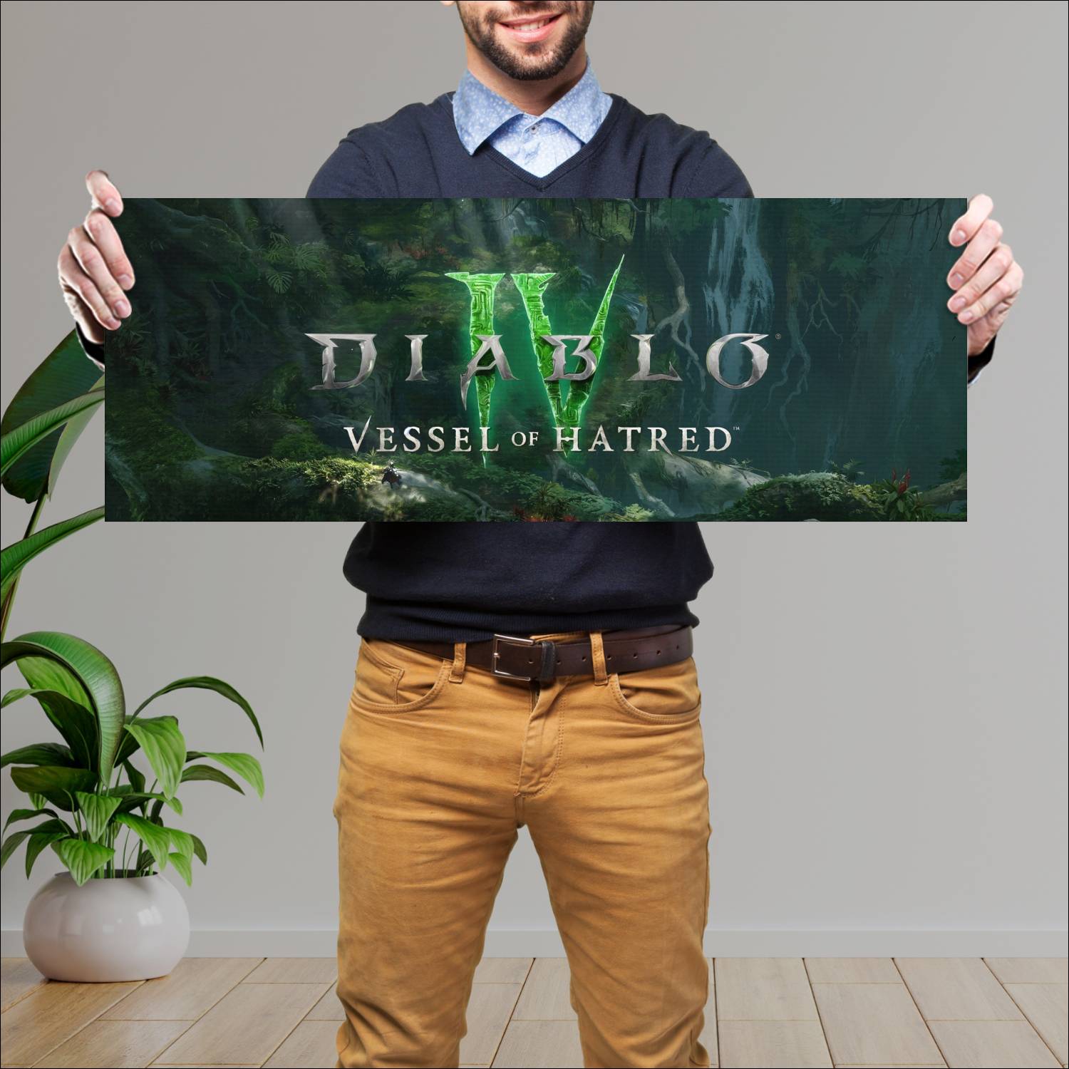 Cuadro grande 30x80cm diablo iv vessel of 19280 Gamer