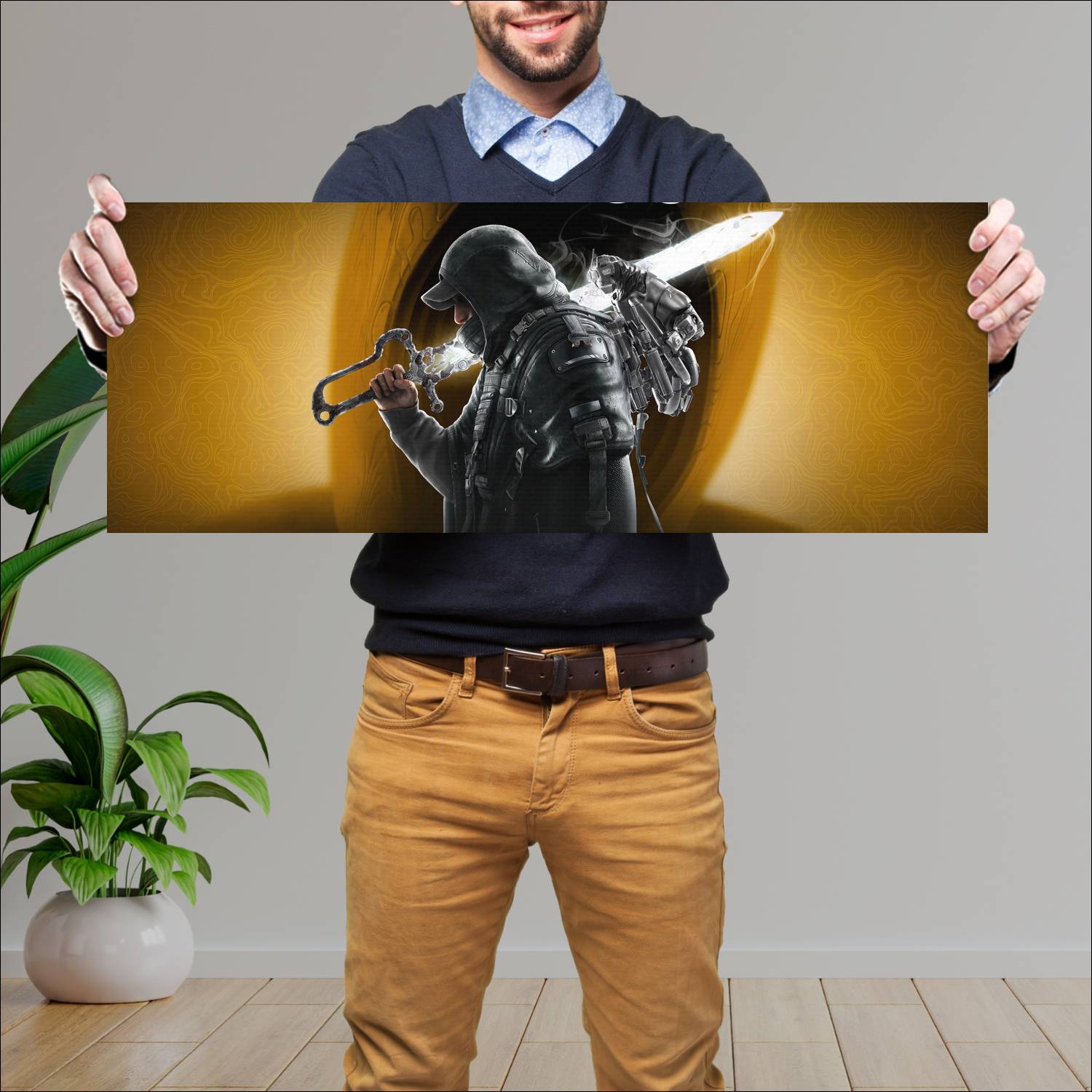 Cuadro grande 30x80cm hell is us 2025 21601 Gamer