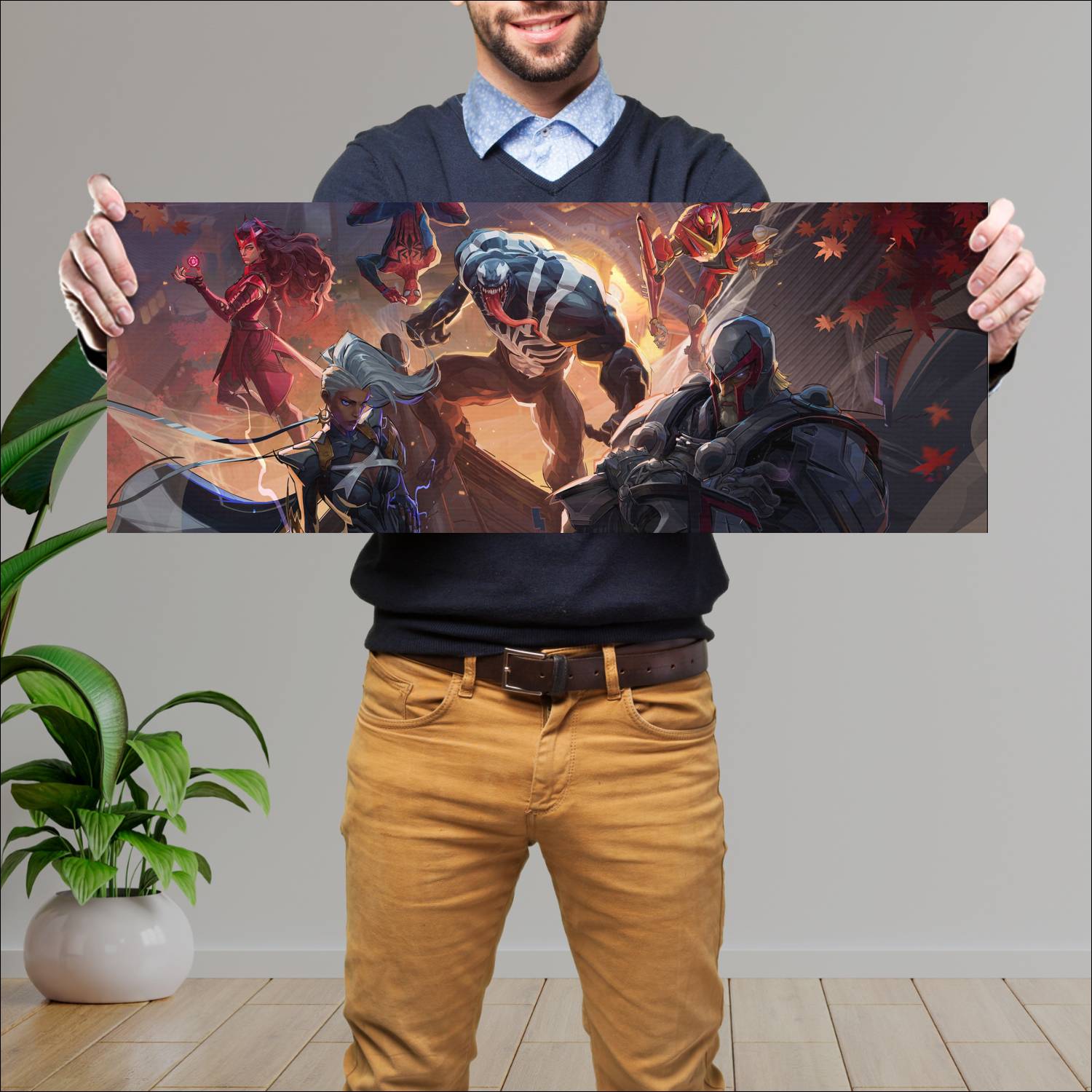 Cuadro grande 30x80cm marvel rivals game 17959 Gamer