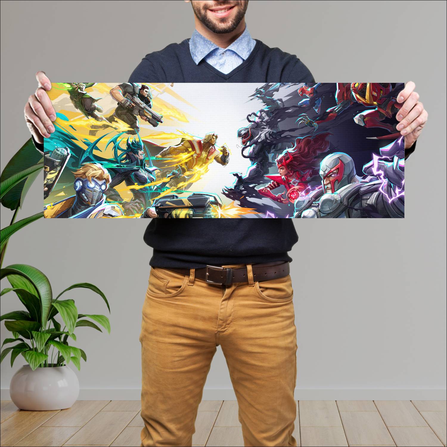 Cuadro grande 30x80cm marvel rivals video 17982 Gamer