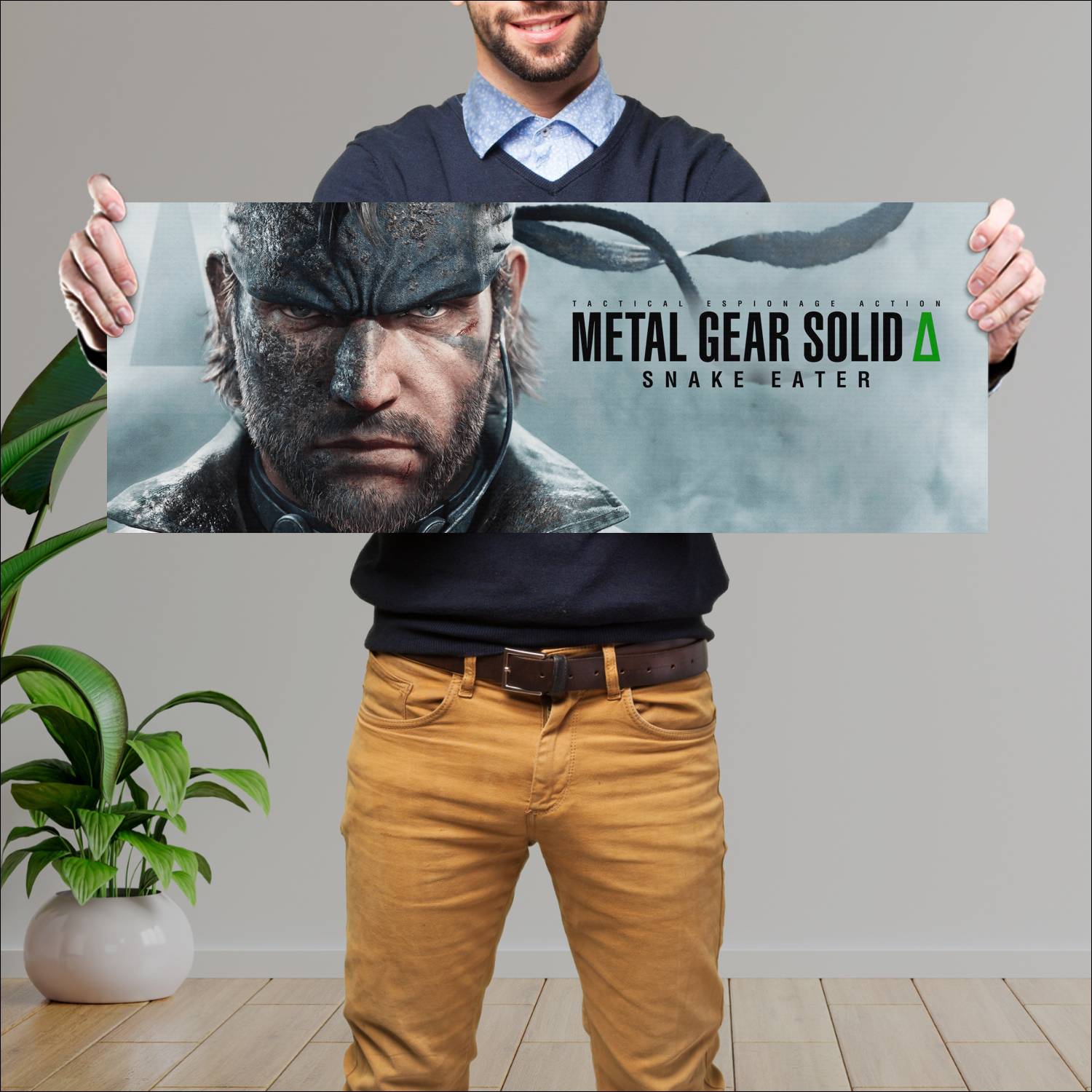 Cuadro grande 30x80cm metal gear solid 18460 Gamer