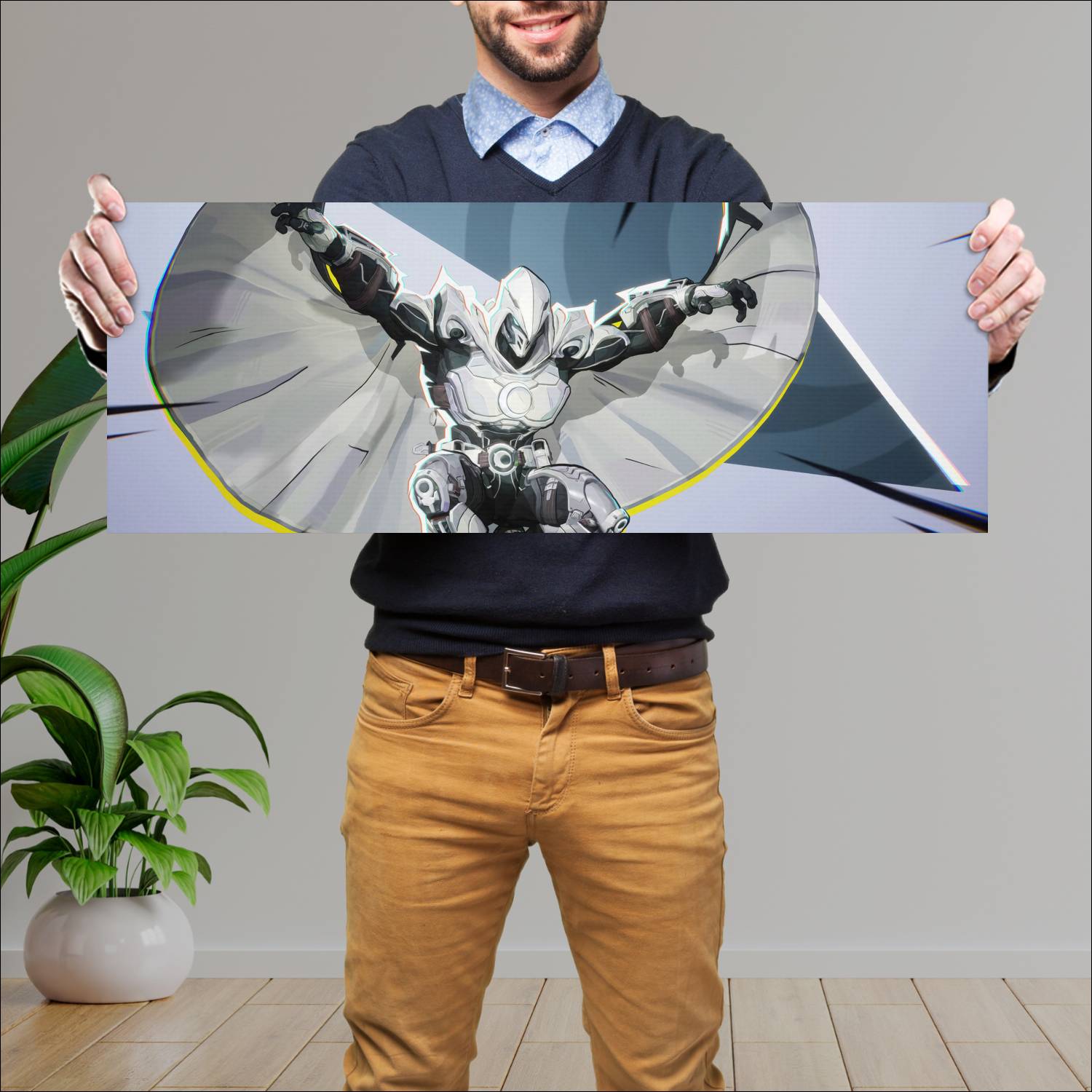 Cuadro grande 30x80cm moon knight 20085 Gamer