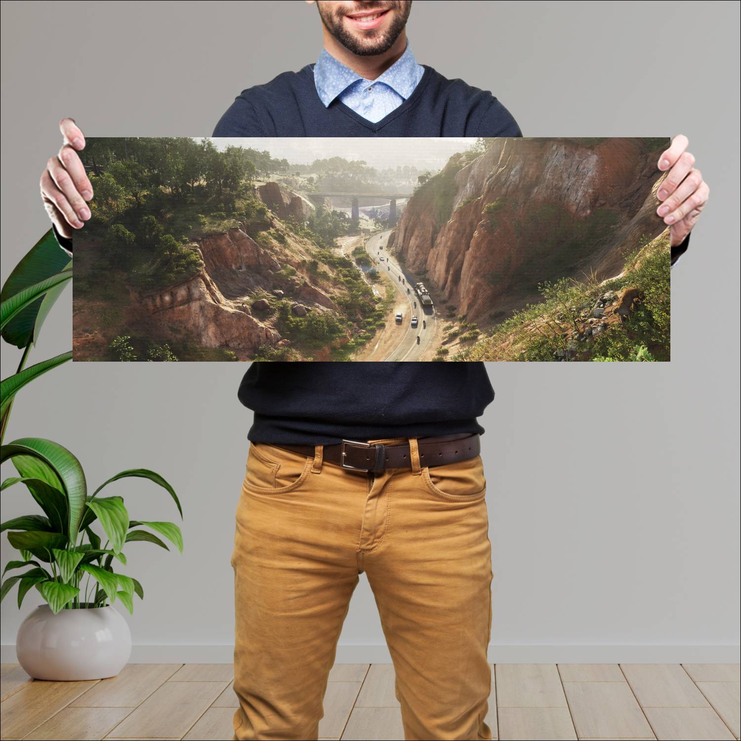 Cuadro grande 30x80cm mount kalaga 22321 Gamer