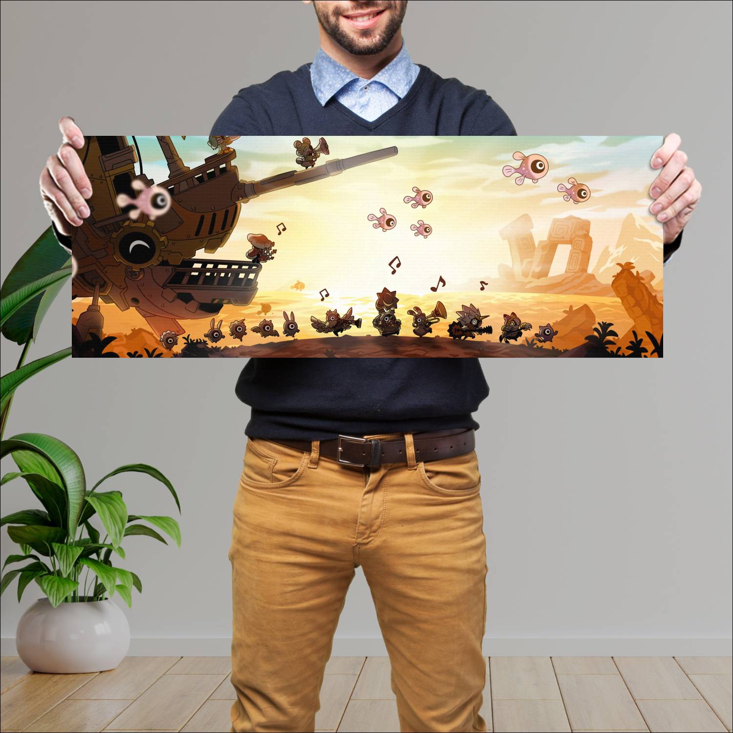 Cuadro grande 30x80cm ratatan 2025 games 19897 Gamer