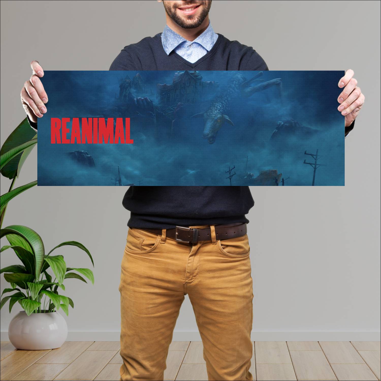 Cuadro grande 30x80cm reanimal 2025 games 18972 Gamer