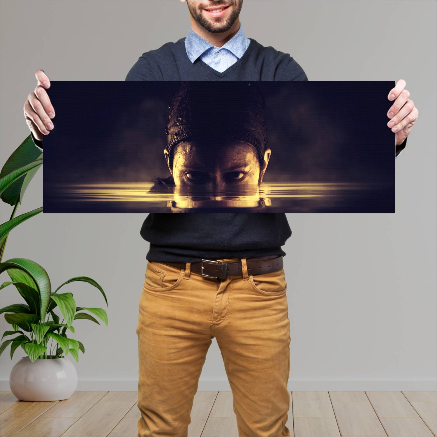Cuadro grande 30x80cm senuas saga 17008 Gamer