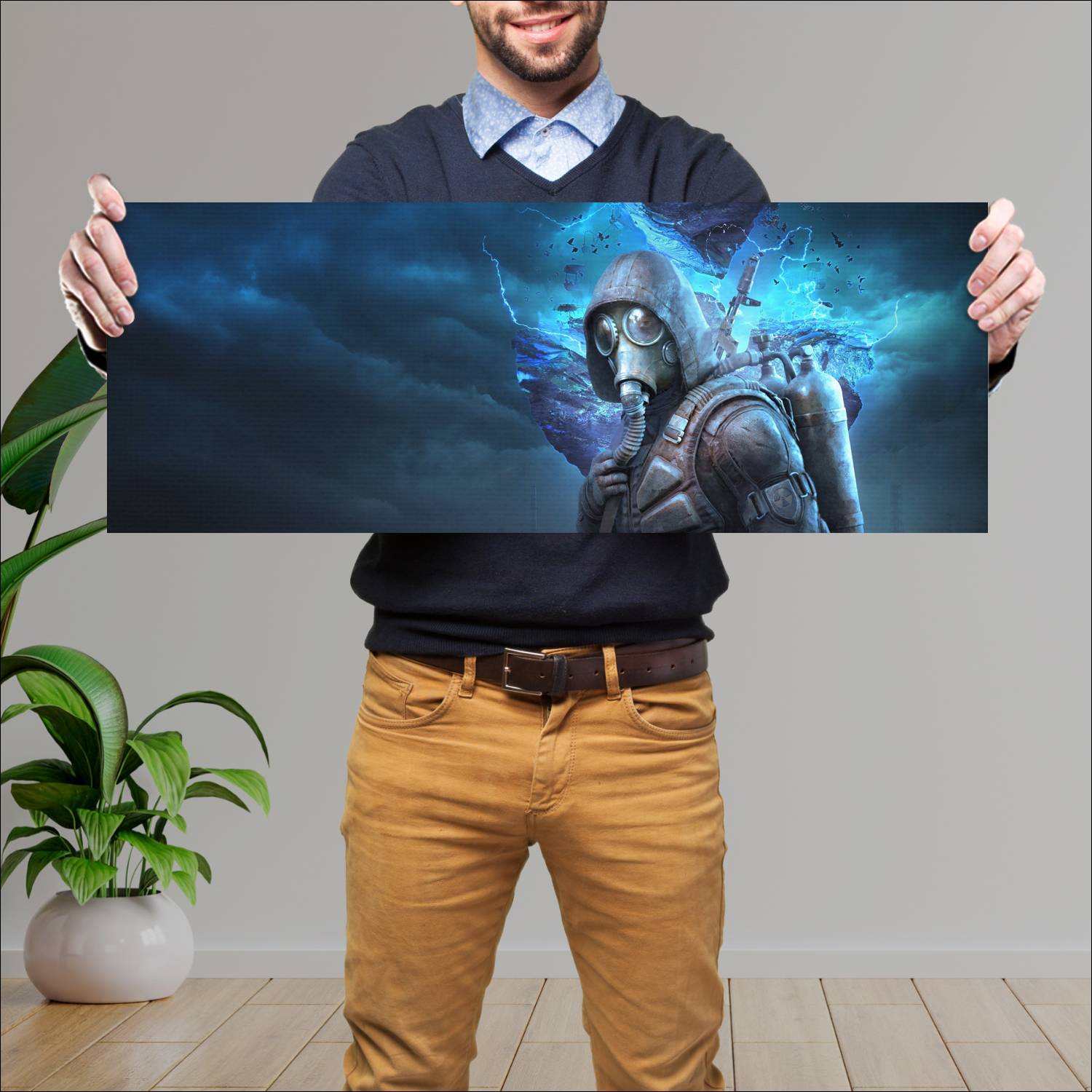 Cuadro grande 30x80cm stalker 2 horror 18159 Gamer