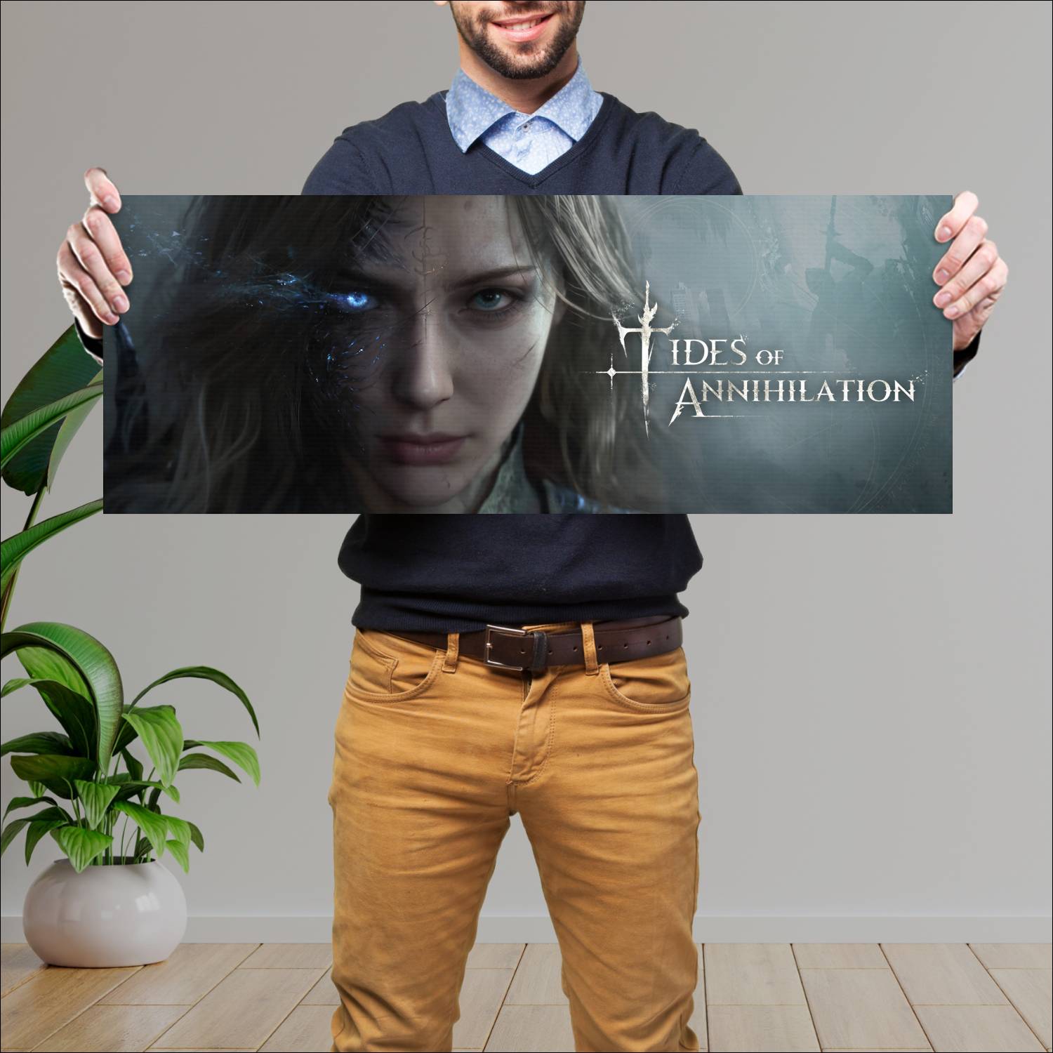Cuadro grande 30x80cm tides of 21533 Gamer