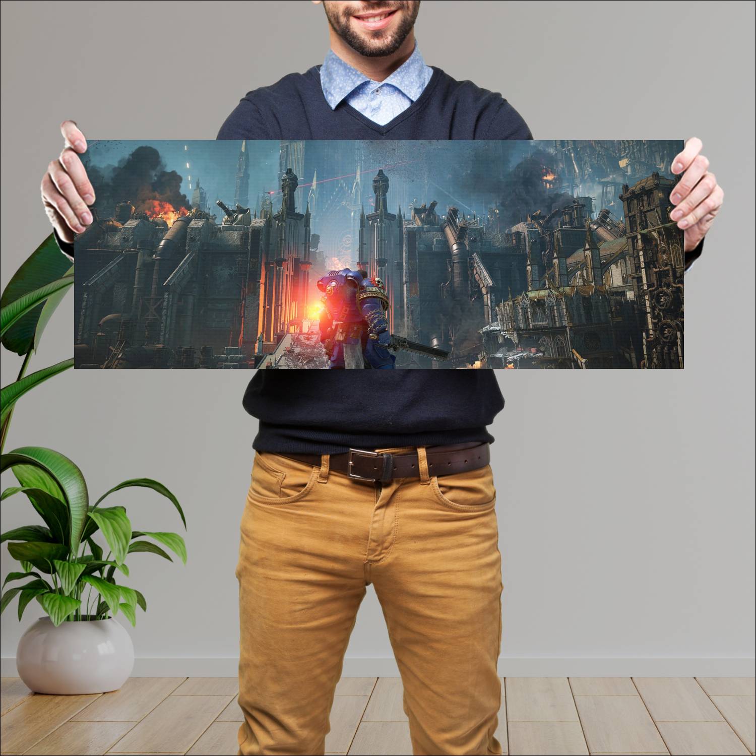 Cuadro grande 30x80cm titus warhammer 40k 17883 Gamer