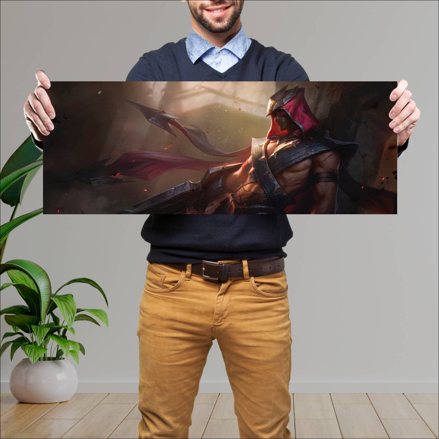 Cuadro grande 30x80cm talon grand reckoning skin league of legends