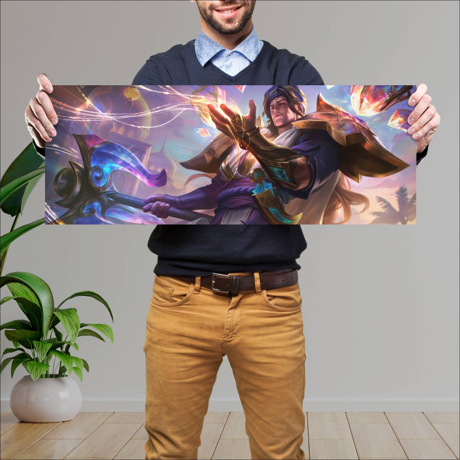 Cuadro grande 30x80cm taric fatebreaker skin league of legends