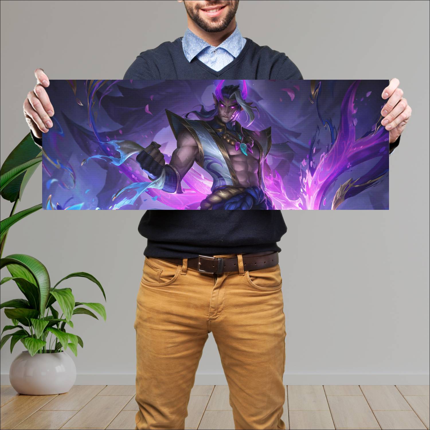 Cuadro grande 30x80cm varus spirit blossom skin league of legends
