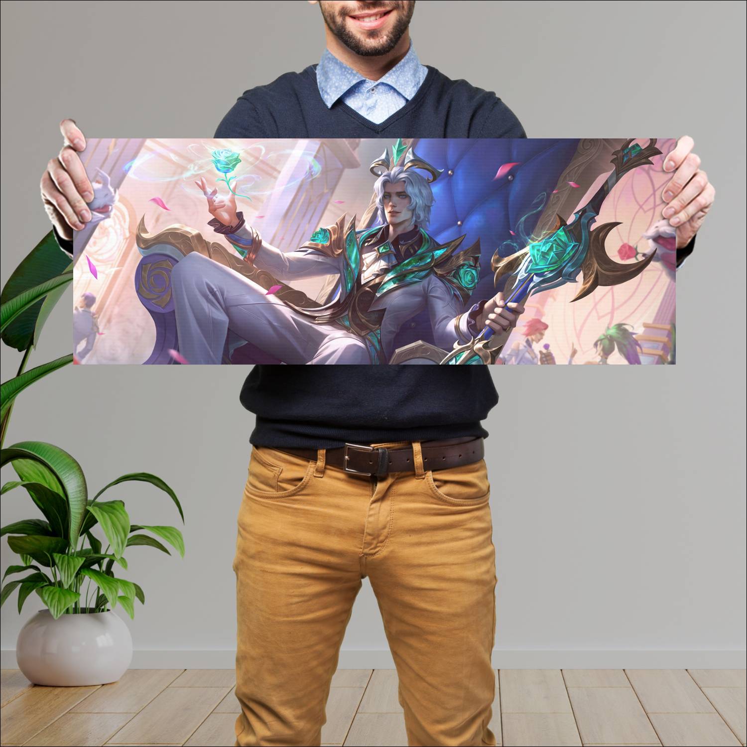 Cuadro grande 30x80cm vi league of legends 336 league of legends