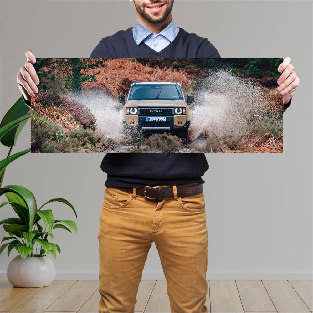 Cuadro grande 30x80cm 2025 Toyota Land Cruiser 250 002 1440w Toyota