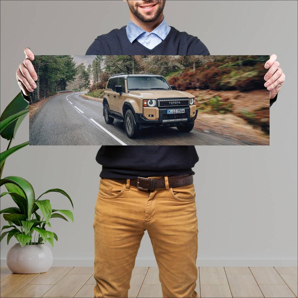 Cuadro grande 30x80cm 2025 Toyota Land Cruiser 250 004 1440w Toyota