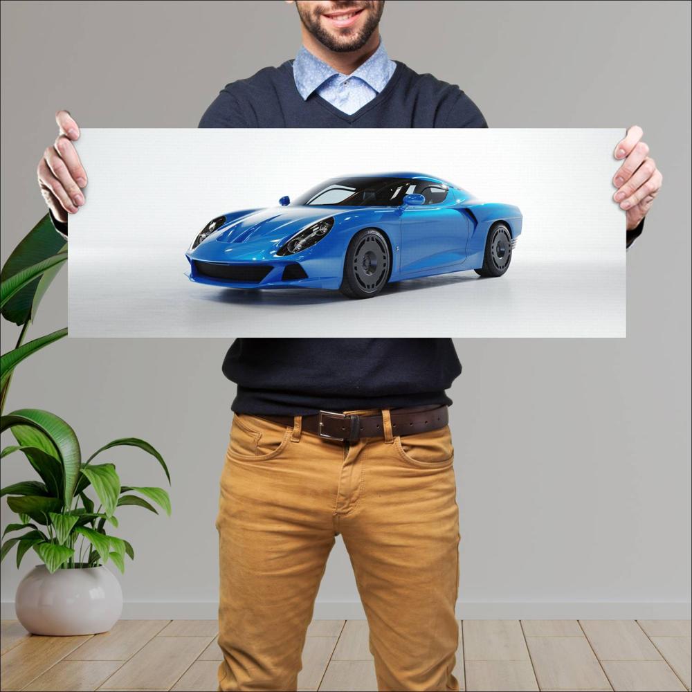 Cuadro grande 30x80cm 2025 Zagato AGTZ Twin Tail 001 1440w Zagato