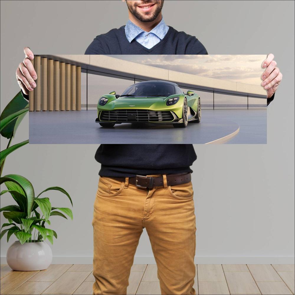 Cuadro grande 30x80cm 2026 Aston Martin Valhalla 001 1440w Aston