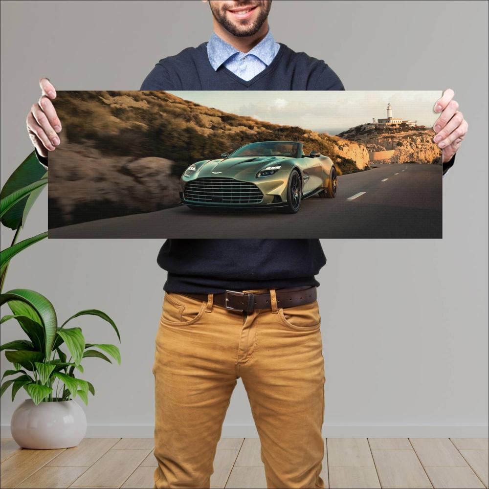 Cuadro grande 30x80cm 2026 Aston Martin Vanquish Volante 001 1440w Aston