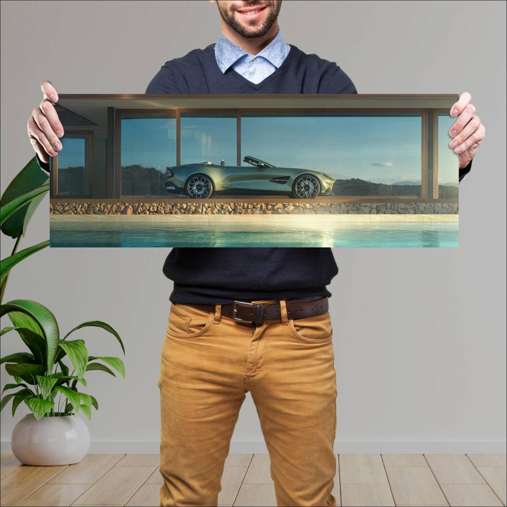 Cuadro grande 30x80cm 2026 Aston Martin Vanquish Volante 003 1440w Aston