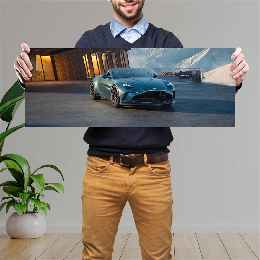 Cuadro grande 30x80cm 2026 Aston Martin Vantage Roadster 001 1440w Aston